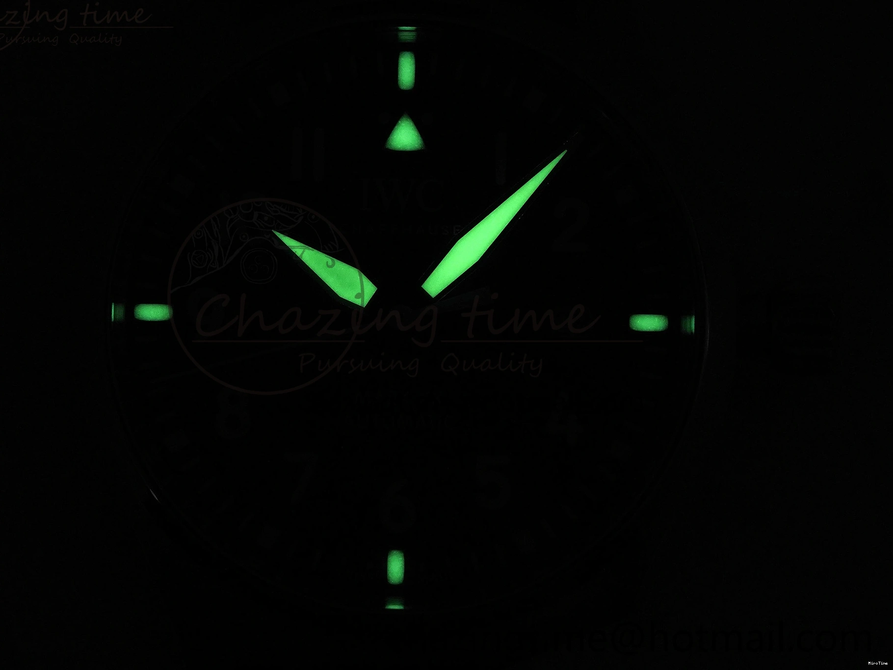 MIROTIME 1231 Pilot Mark XX IW328203 ZF 1:1 Best Edition Blue Dial on Dark Blue Leather Strap A Snug 7024